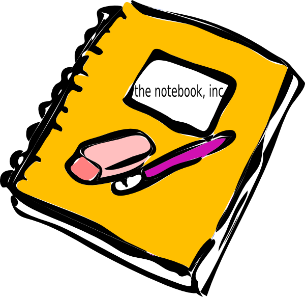The Notebook, Inc. Clip Art at Clker.com - vector clip art online ...