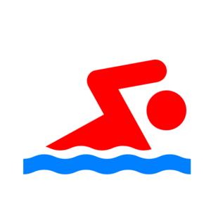 Swimmer Large Clip Art