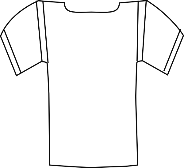 Download Jersey White Clip Art at Clker.com - vector clip art ...