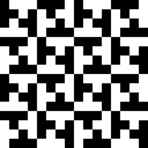 Tetris Block Illusion Clip Art