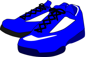 Blue Shoes Clip Art at  - vector clip art online, royalty free &  public domain