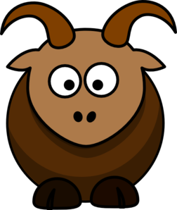 Brown Goat Clip Art