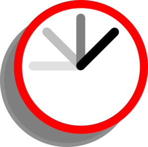Ticking Clock Frame 8 Clip Art