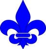 Royal Blue Fleur De Lis Clip Art