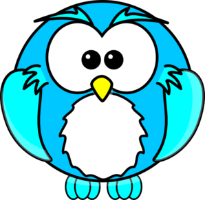 Blue Owlette Clip Art