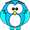 Blue Owlette Clip Art