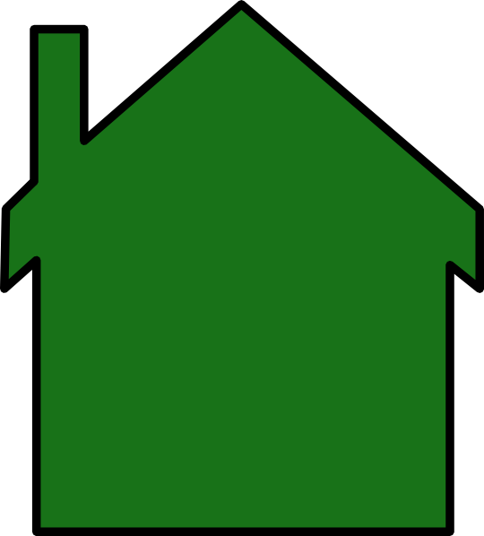 Dark Green House Clip Art at Clker.com - vector clip art online