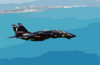 An F-14  Tomcat  Heads Back To Key West Naval Air Station (nas) After Intense  Dog Fight  Training Over The Atlantic Ocean During Exercise Cope Snapper 2002. Clip Art