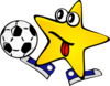 Soccer Star Clip Art