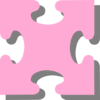 Pink Jigsaw Puzzle Clip Art