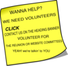 Request For Volunteer Clip Art