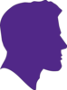 Purple Head Clip Art
