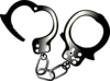 Handcuffs Black Gray Clip Art