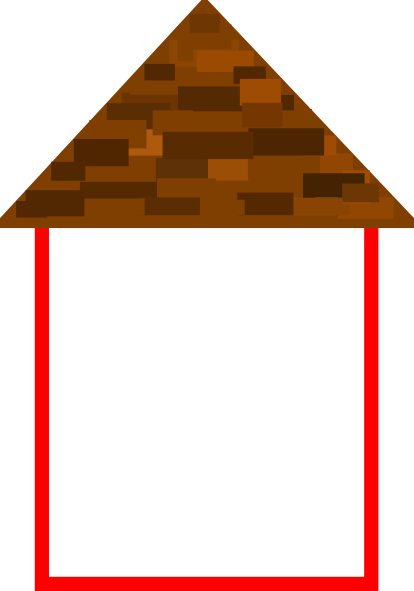 Tall House W/roof Clip Art at Clker.com - vector clip art online