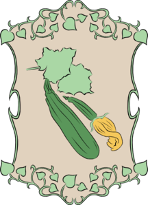 Garden Sign Zucchini Clip Art