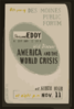 Sherwood Eddy, Author And Lecturer, Will Discuss  America And The World Crisis  8th Year Of Des Moines Public Forum / Designed & Made By Iowa Art Program, W.p.a. Clip Art
