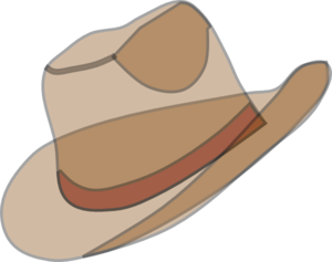 Cowgirl Hat And Boot Clip Art