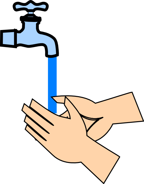Rinsing Hands Clip Art at Clker.com - vector clip art online, royalty