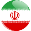 Iran Flag Button Clip Art