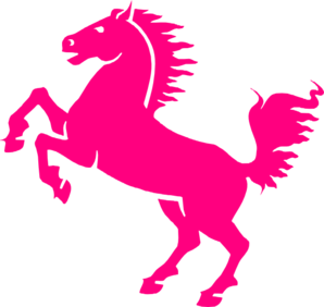 Cerise Horse Clip Art