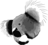 Koala Face Clip Art