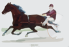 Trotting Stallion Nelson, By Young Rolfe: Record 2:14 1/4 Clip Art