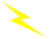 Yellow Lightening Bolt Clip Art