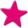 Pink Star Clip Art