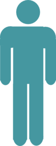 blue figure art