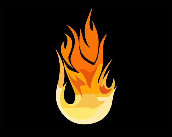 Flame Clip Art at Clker.com - vector clip art online, royalty free ...