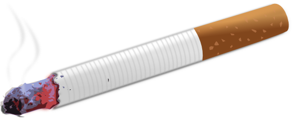 Burning Cigarette Clip Art at Clker.com - vector clip art online