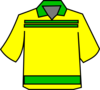 Club Shirt Yellow Clip Art