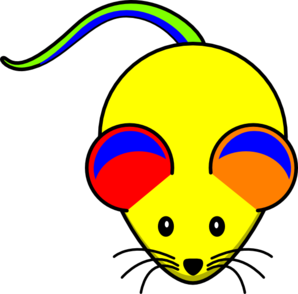Rainbow Mouse Clip Art