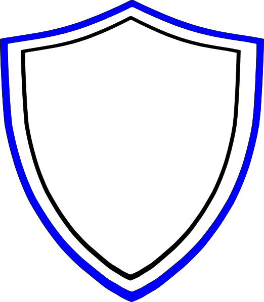 Щит картинка черно белая