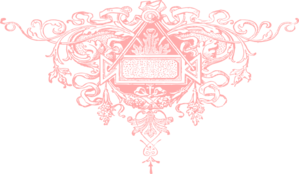 Pink Decorative Emblem Clip Art