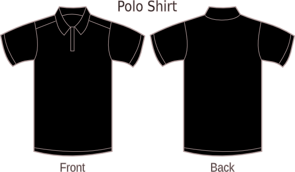 Download Black Polo Shirt Clip Art at Clker.com - vector clip art ...