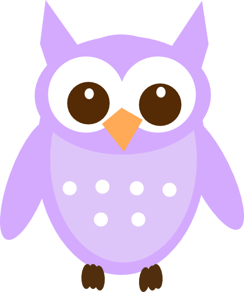 Purple Owl Clip Art at Clker.com - vector clip art online ...