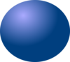 Dark Blue Ball Clip Art