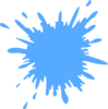 Blue Splash Clip Art