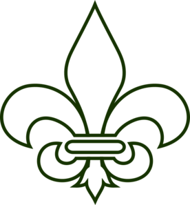 Dark Green Fleur De Lis Clip Art at Clker.com - vector clip art online ...