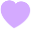Light Purple Heart 2 Clip Art