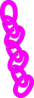 Dark Violet Chain Vertical Clip Art