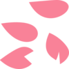 Sakura Petals Clip Art
