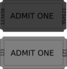 Movie Ticket Stub  Clip Art