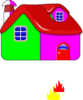 Colorful House Clip Art