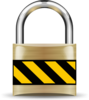 Gold Padlock Clip Art