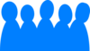 Blue People Clip Art