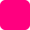 Hot Pink Rounded Sqare Clip Art