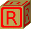 Red R Clip Art