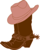Cowgirl Boots 44 Clip Art